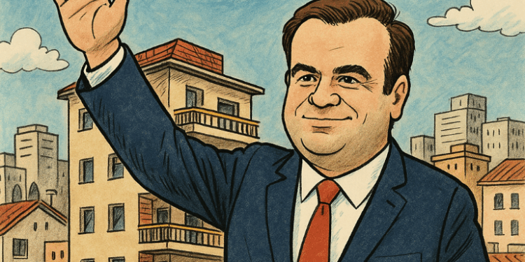 Ο Κυριάκος που θα βάλει κεραμίδια πάνω από το κεφάλι μας