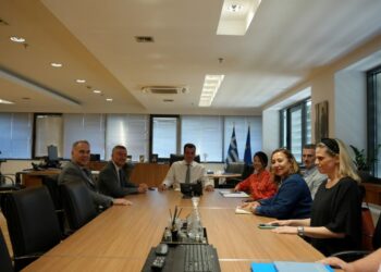 Συνάντηση Θ. Πλεύρη με την Αν. Γενική Διευθύντρια Διαχείρισης και Μεταρρύθμισης του Διεθνούς Οργανισμού Μετανάστευσης, SungAh Lee