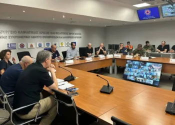 Σύσκεψη στην Πολιτική Προστασία για τον καύσωνα