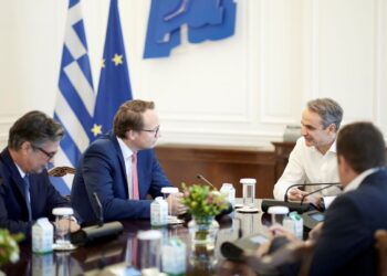 Συνάντηση Κ. Μητσοτάκη με M. Krebber