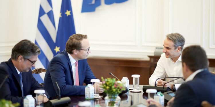 Συνάντηση Κ. Μητσοτάκη με M. Krebber