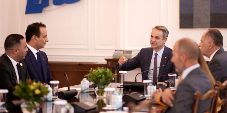 Συνάντηση Μητσοτάκη - Χαφτάρ