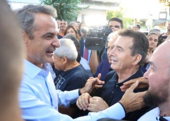 Αυτή την ώρα η ομιλία Μητσοτάκη στο Χαϊδάρι