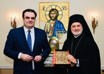 Περιοδεία Πιερρακάκη στις ΗΠΑ - Η συνάντηση με τον Ελπιδοφόρο