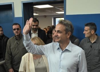 Στο ανακαινισμένο κλειστό γυμναστήριο Ν. Πεντέλης ο Μητσοτάκης